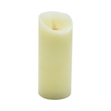 Candles, Pillar, Fire Tek Flameless, 3 x 3 x 7 Inch, Ivory, Wax, Programmable,1 - 10 COUNT