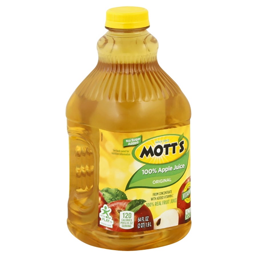Juice, Apple, 100%, Original, Shelf-Stable,8 - 64 FLUID