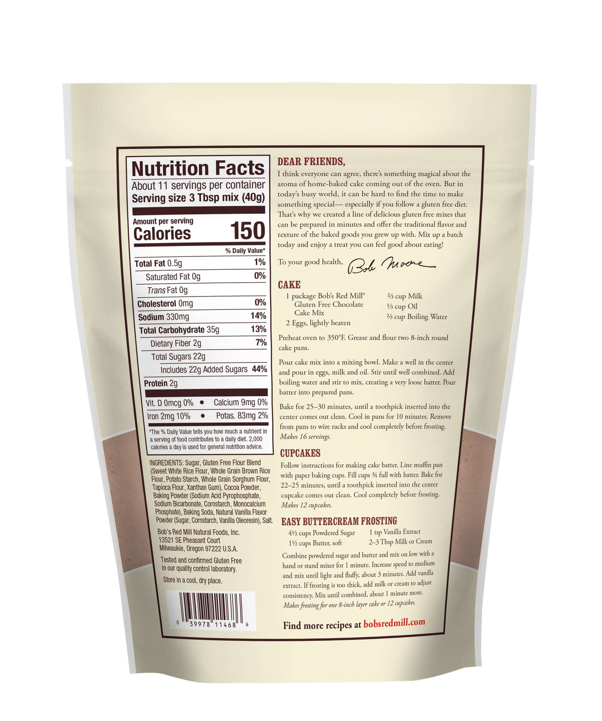Mix, Cake, Chocolate,4 - 16 OUNCE