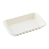 Containers, Pulp Tek 12 Ounce 7 x 4.5 x 1.5 Inch, Sugarcane, White, Rectangular,1 - 100 COUNT