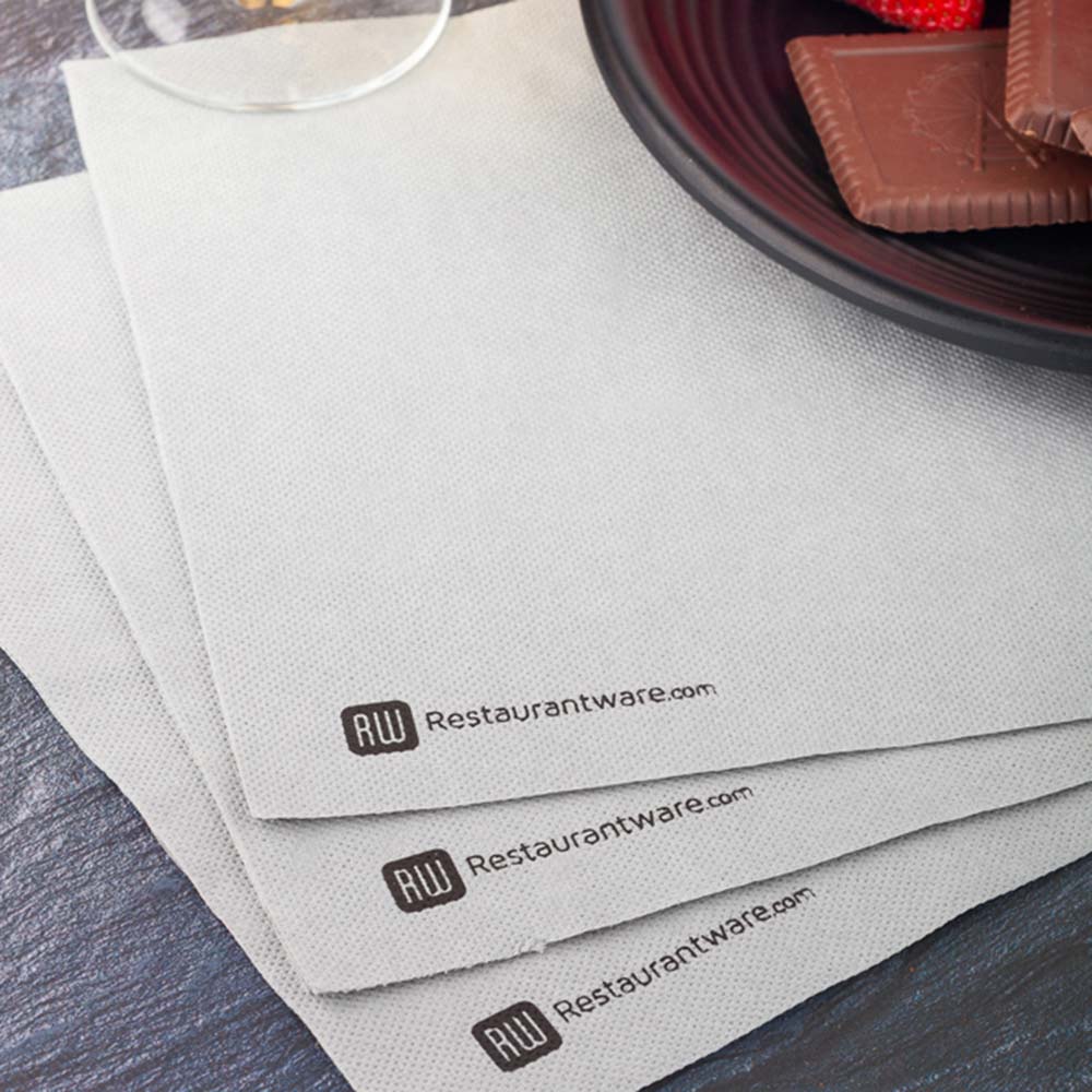 Napkins, Luxenap Micropoint Dinner, 2 Ply, Gray, 16 x 16 Inch, 16 Linear Inch,1 - 50 COUNT