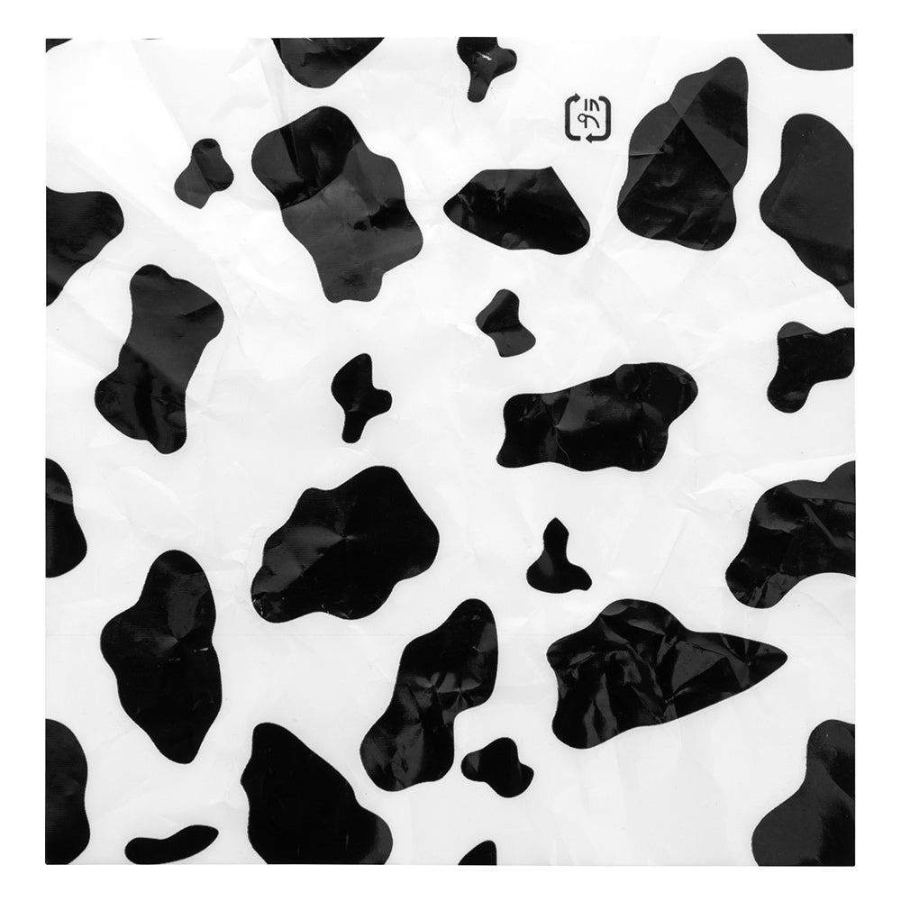 Wrappers, Decorative, 4.5 x 4 Inch, Cellophane, Cow Lines,1 - 500 COUNT