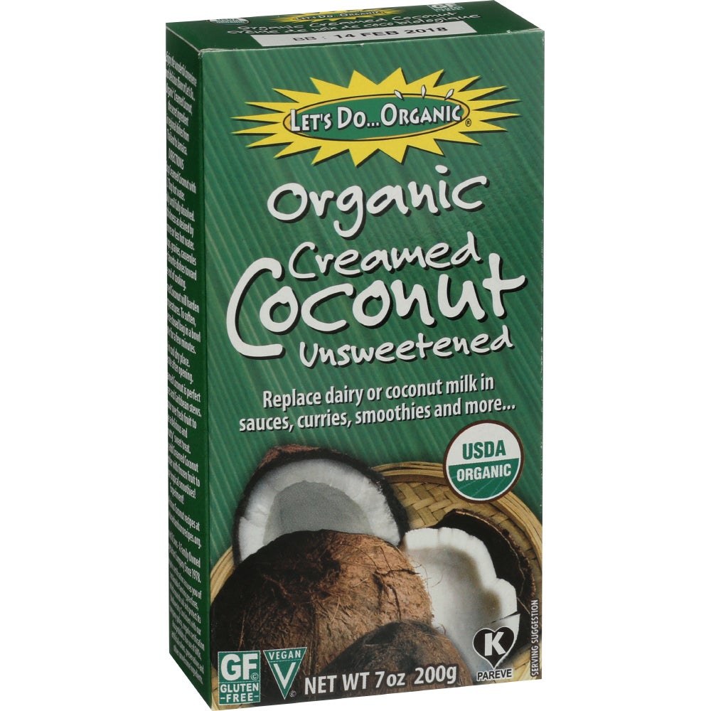 Coconut, Creamed, Unsweetened,6 - 7 OUNCE