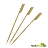 Picks, Paddle, 7 Inch, Bamboo, Natural, Biodegradable, 7 Linear Inch,20 - 100 COUNT