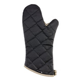 Mitt, Oven, 17 x 8 x 0.5 Inch, Flame-Retardant, Black, Cotton,1 - 1 EACH