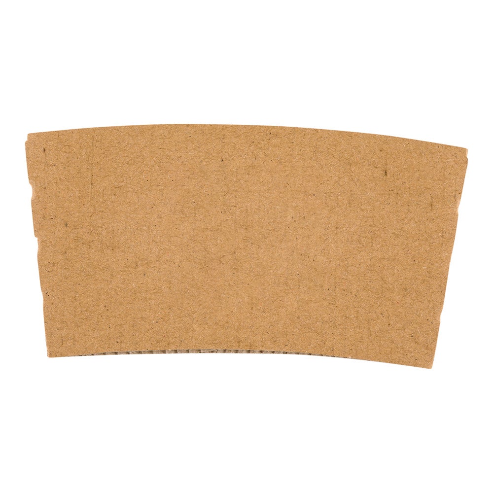 Sleeves, Coffee, Paper, Kraft, for 12 & 16 Ounce Cups,1 - 1000 COUNT