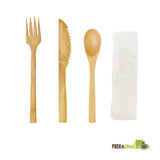 Cutlery Kits, Knife/Fork/Spoon, With Napkin,5 - 50 COUNT