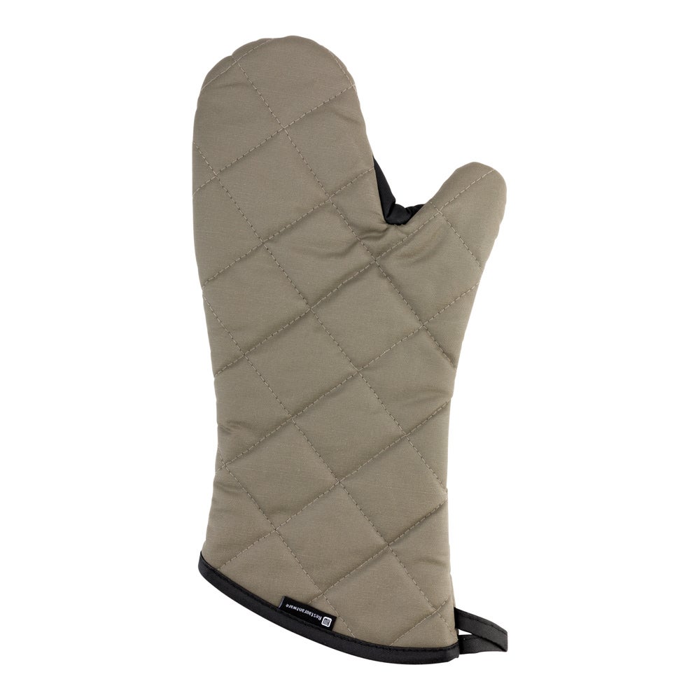 Mitt, Oven, 17 x 8 x 0.5 Inch, Flame-Retardant, Gray, Cotton,1 - 1 EACH