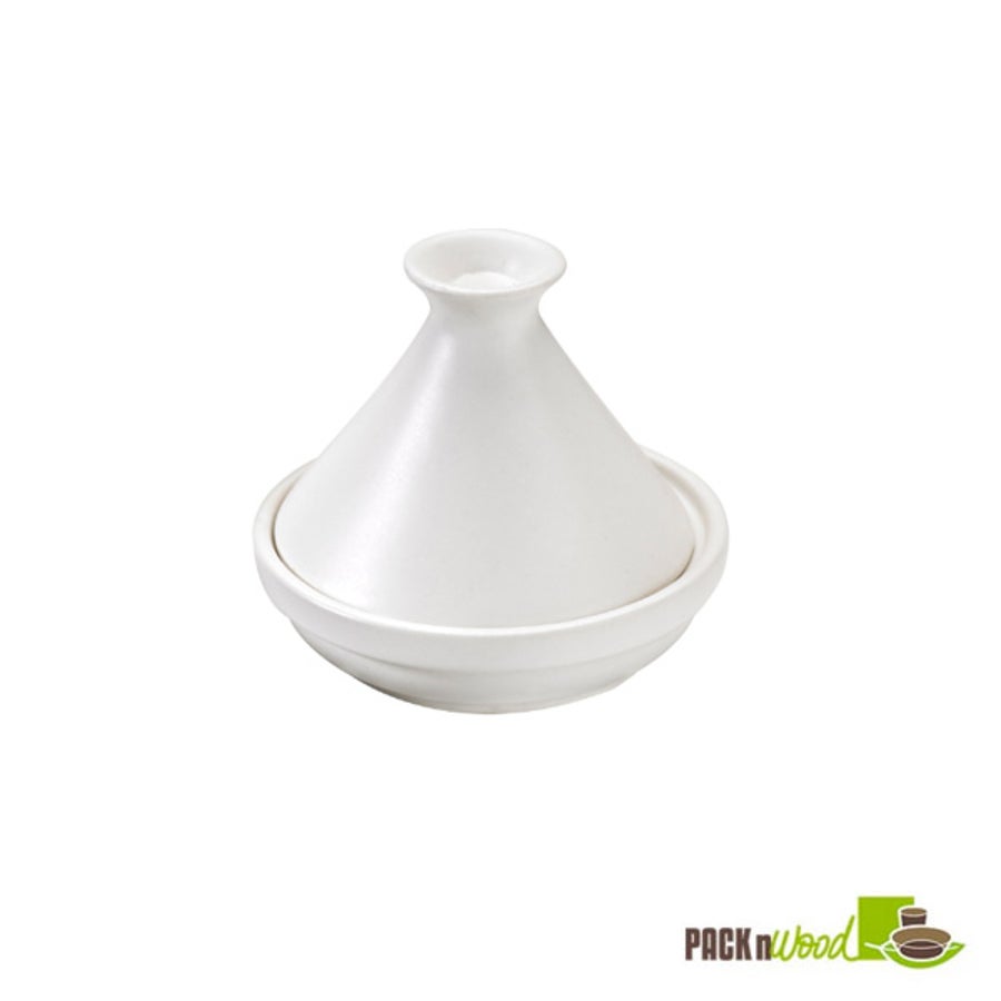 Tajine, Mini, 3.1 Inch, White, Porcelain, 3.1 Linear Inch,6 - 4 COUNT