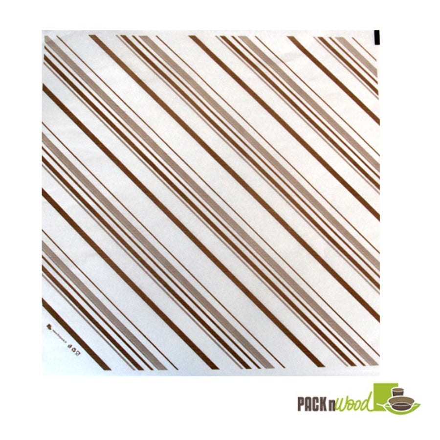Liners, 12.6 x 12.2 Inch, Paper, Brown Design,1 - 500 COUNT