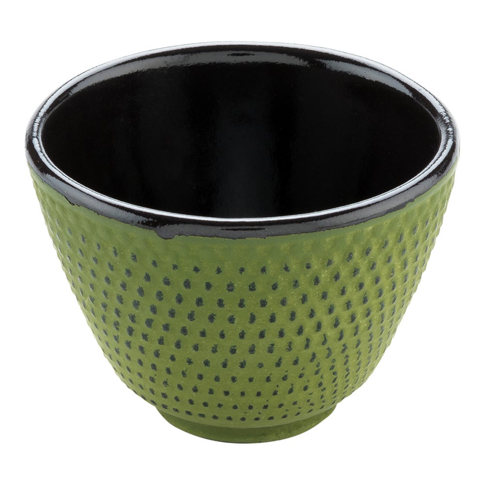Cups, Tea, 2 Ounce, Tetsubin, Green, Hobnail, Cast Iron,1 - 2 COUNT