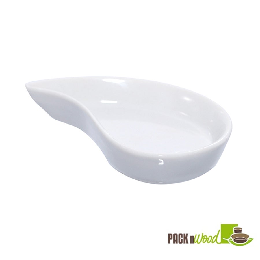 Dishes, Mini, Yin 0.5 Ounce, White, Porcelain,6 - 4 COUNT