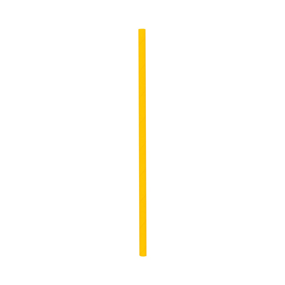 Straws, 7.75 Inch, Paper, Orange, Biodegradable, Sustainable,1 - 100 COUNT