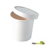 Lids, Flat, Plastic, Clear, for 210SOUP,10 - 50 COUNT