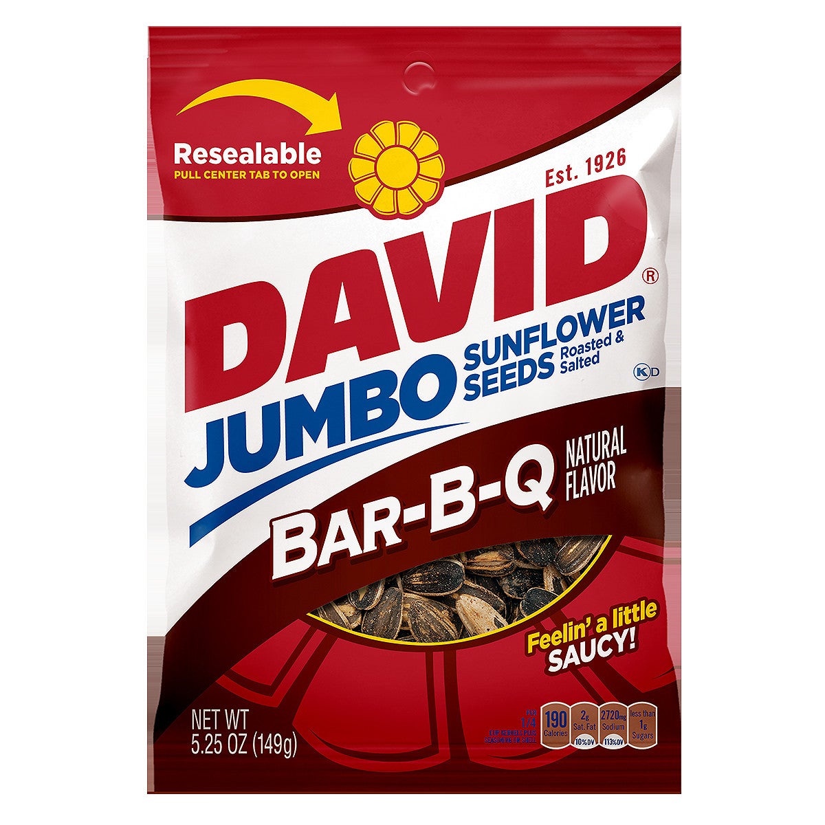 Seeds, Sunflower, Barbecue,12 - 5.25 OUNCE