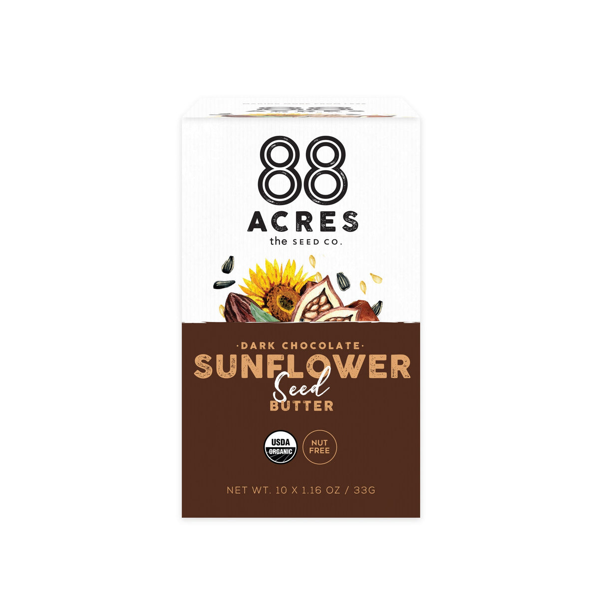 Butter, Sunflower Seed, Dark Chocolate, Pouch,4 - 10 COUNT