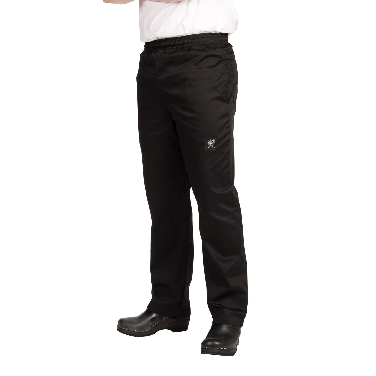 Pants, Chef, Black, 7X-Large, Poly/Cotton Blend, Baggy,1 - 1 EACH
