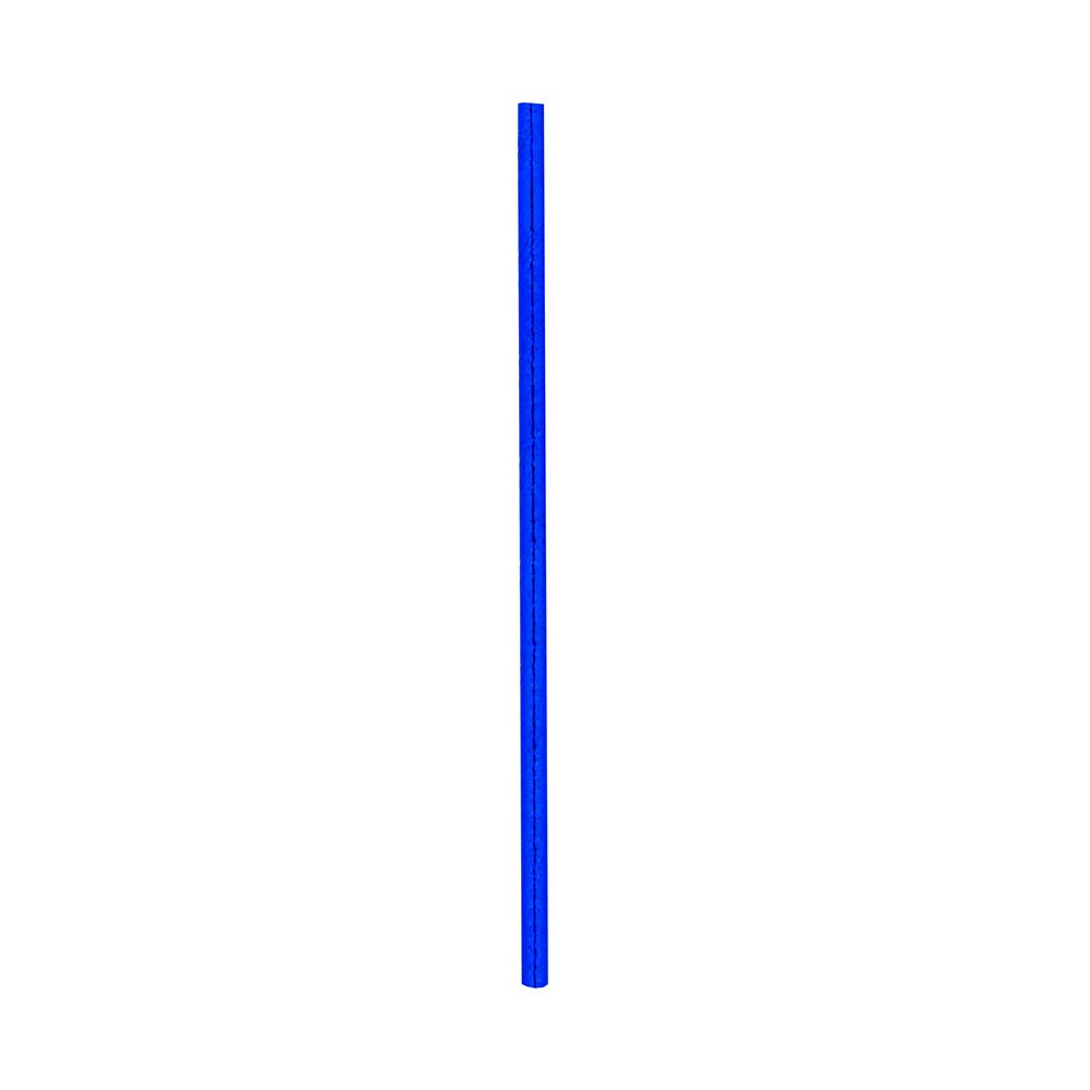 Straws, 7.75 Inch, Paper, Metallic Cobalt, Biodegradable, Sustainable,1 - 100 COUNT