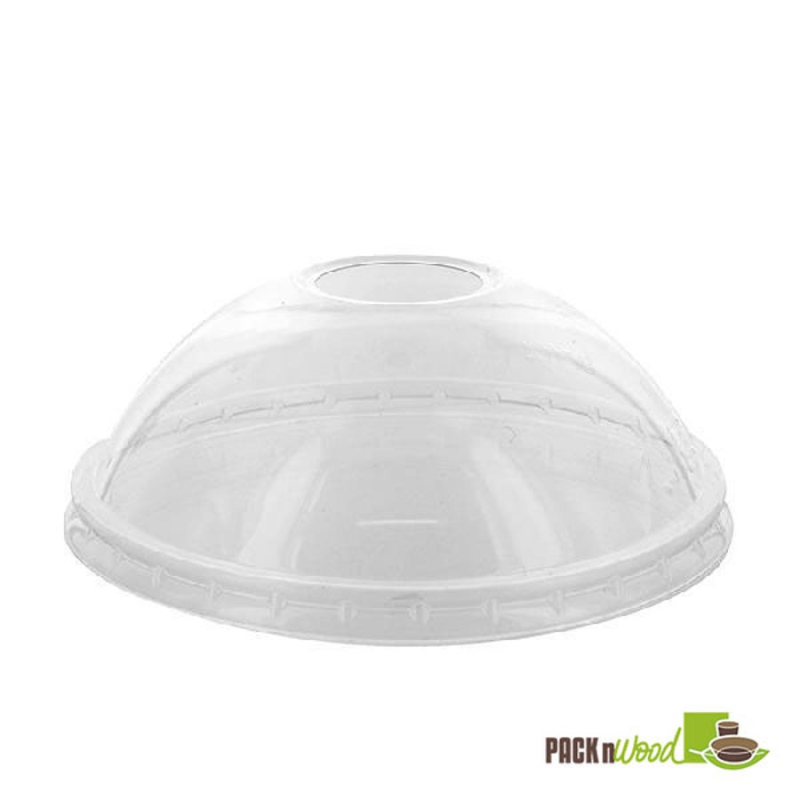 Lids, Dome, Plastic, Clear,20 - 25 COUNT