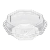 Boxes, Cake, 5.16 x 5.16 x 2 Inch, Plastic, Clear, Octagon, With Lid,1 - 100 COUNT