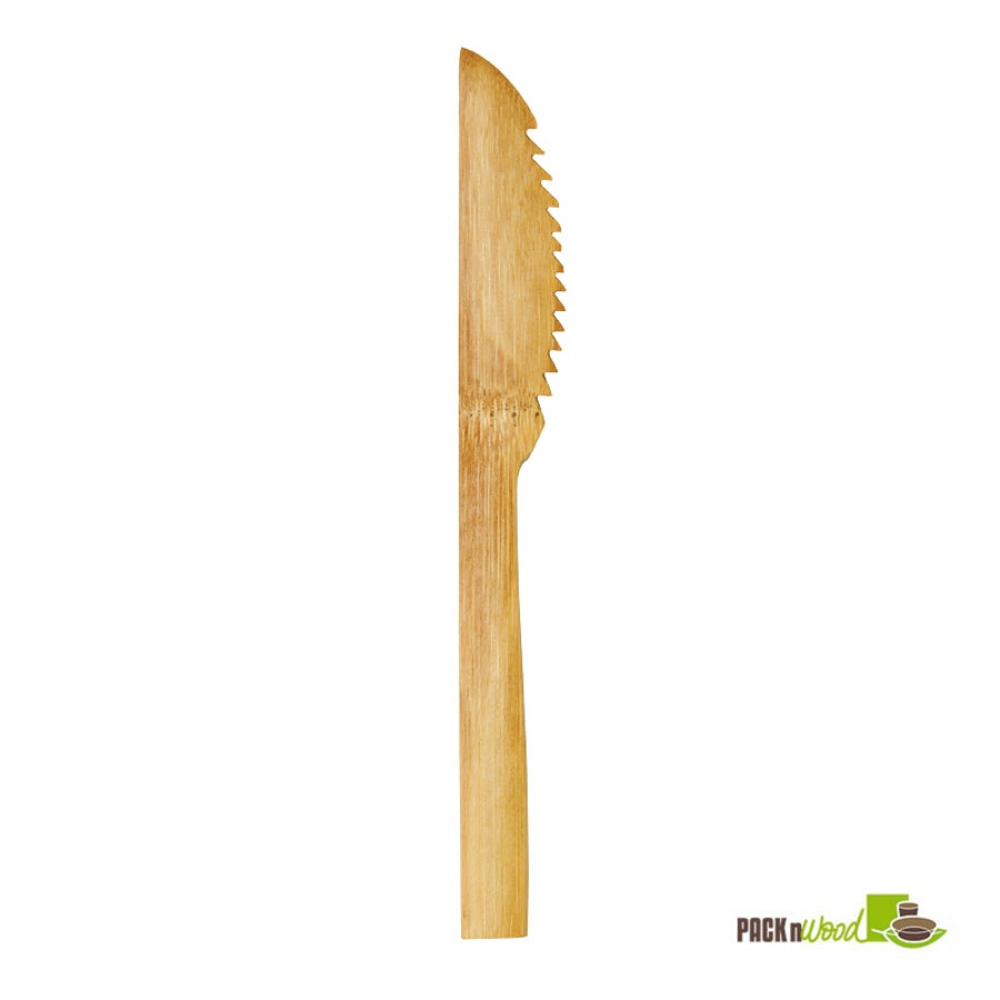 Knives, 6.3 Inch, Bamboo, Natural, Bioderadeable, 6.3 Linear Inch,5 - 50 COUNT