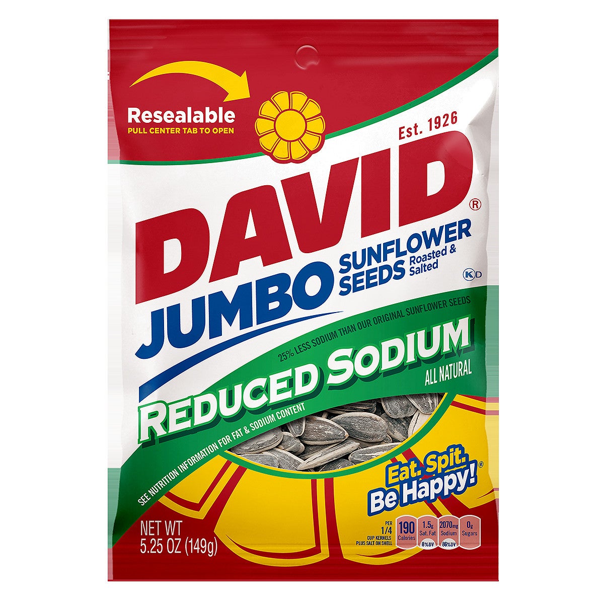 Seeds, Sunflower, Large Single-Serve,12 - 5.25 OUNCE