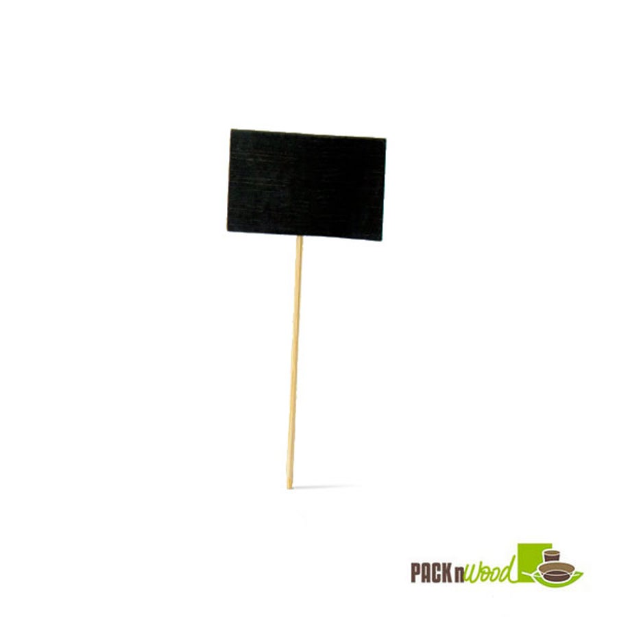 Picks, Blackboard, Tikon 3.5 Inch, Bamboo, Natural, Biodegradable,20 - 20 COUNT