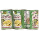 Artichoke Hearts, Quartered,6 - 14 OUNCE