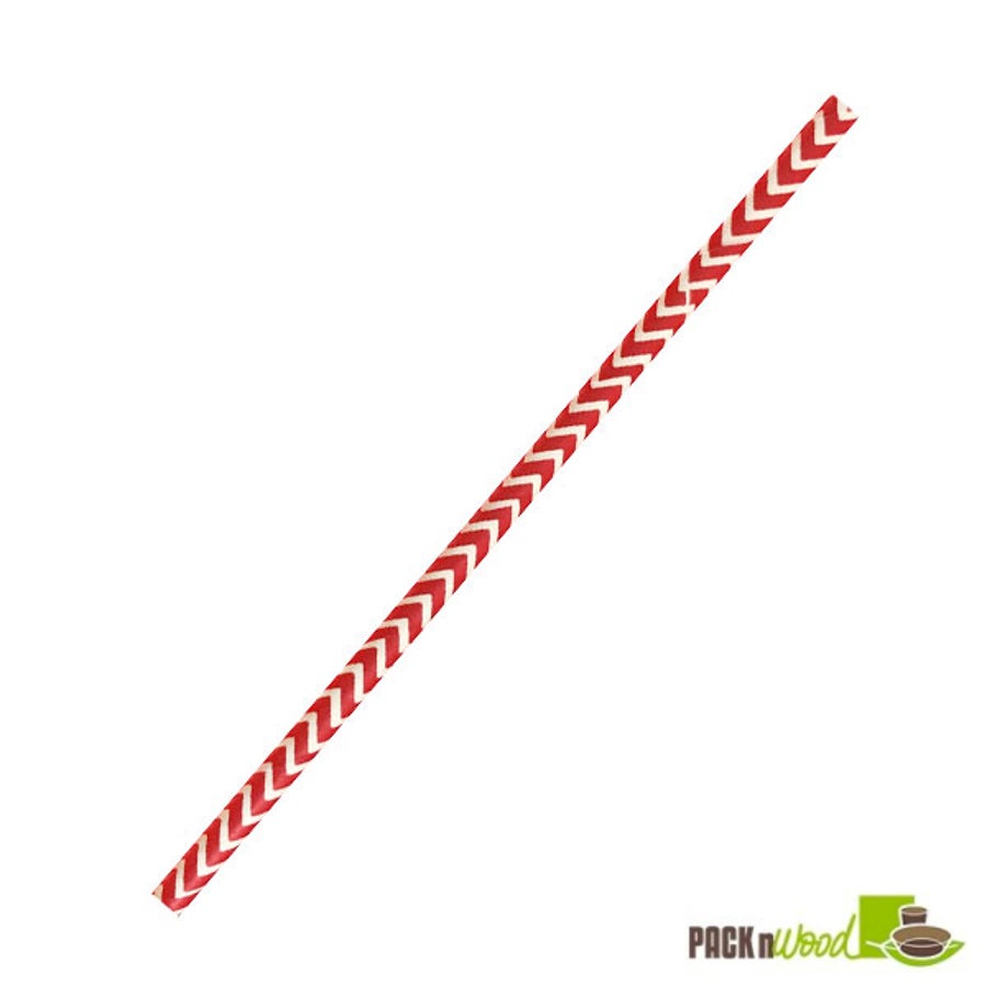 Straws, 7.75 Inch, Red, Unwrapped, 7.75 Linear Inch,6 - 500 COUNT