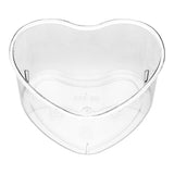 Cups, 5 Ounce, Plastic, Clear, Heart,1 - 100 COUNT