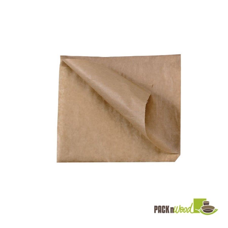 Bags, 9.4 x 9.4 Inch, Brown, Kraft, Opens on 2 Sides,1 - 1000 COUNT
