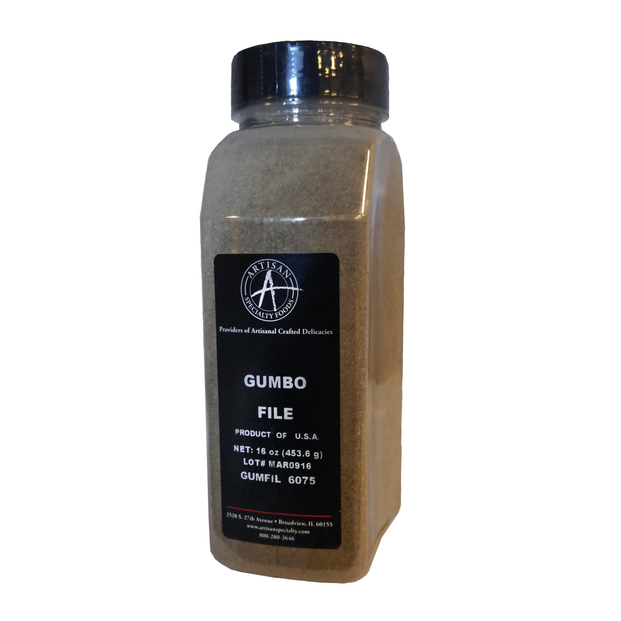 Seasoning, Gumbo File Powder,1 - 16 OUNCE