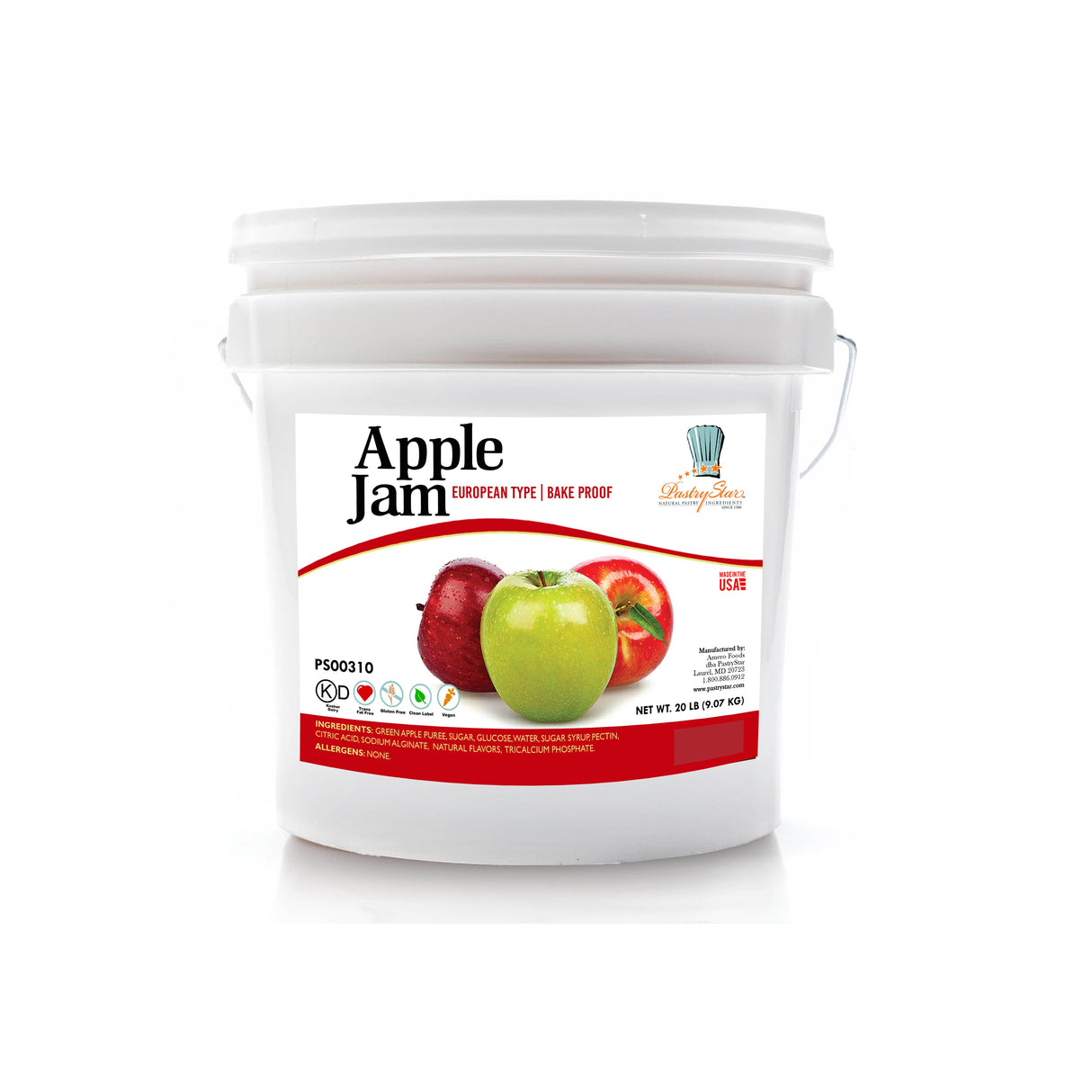 Jam, Bakery, Apple,1 - 20 POUND