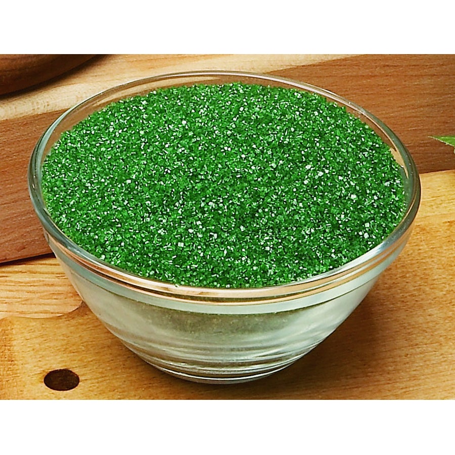 Sugar, Sanding, Crystal, Green,1 - 8 POUND