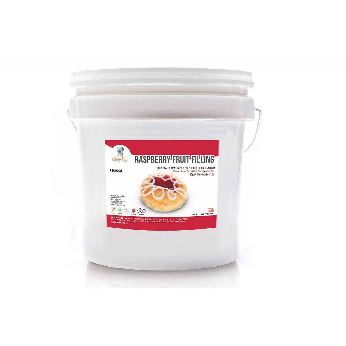 Filling, Pastry, Raspberry,1 - 20 POUND