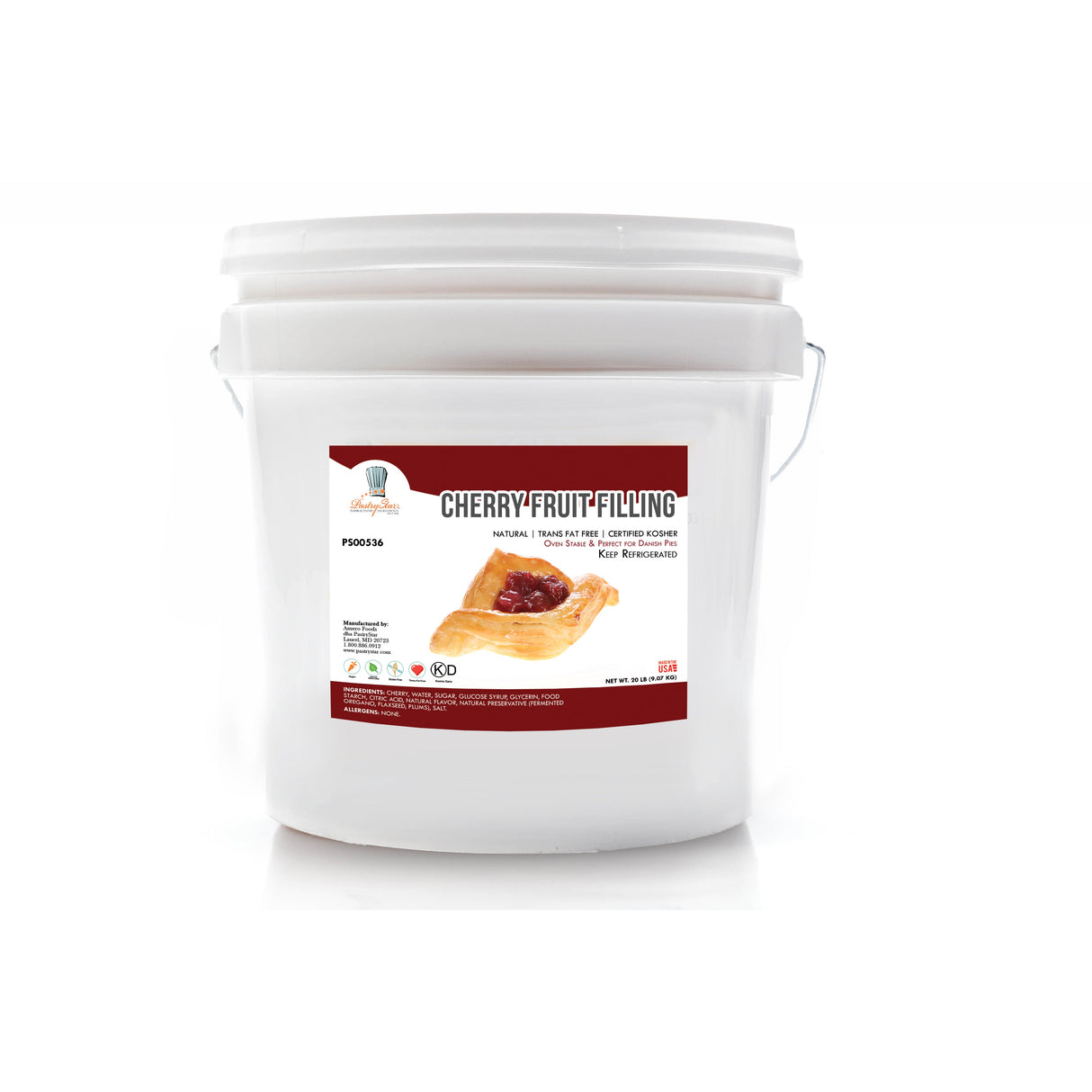 Filling, Pastry, Cherry,1 - 20 POUND