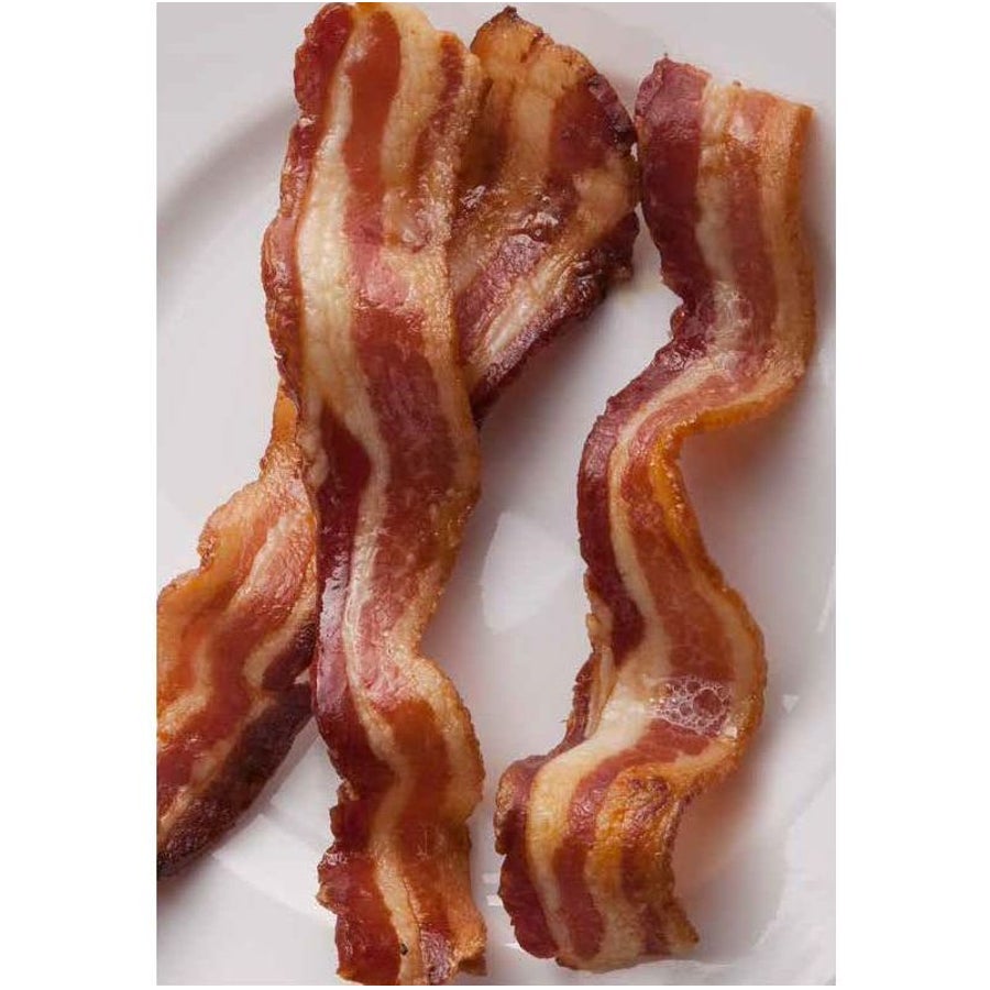 Bacon, Laid-Out, Dry Cured Hickory Smoked, 14-18 Slices Per Pound,2 - 5 POUND
