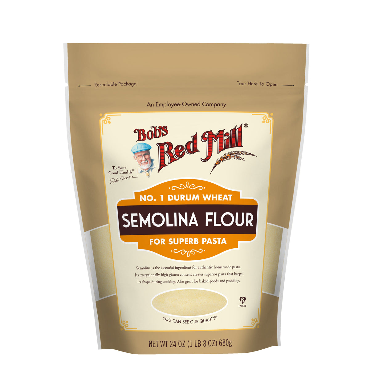 Flour, Semolina,4 - 24 OUNCE