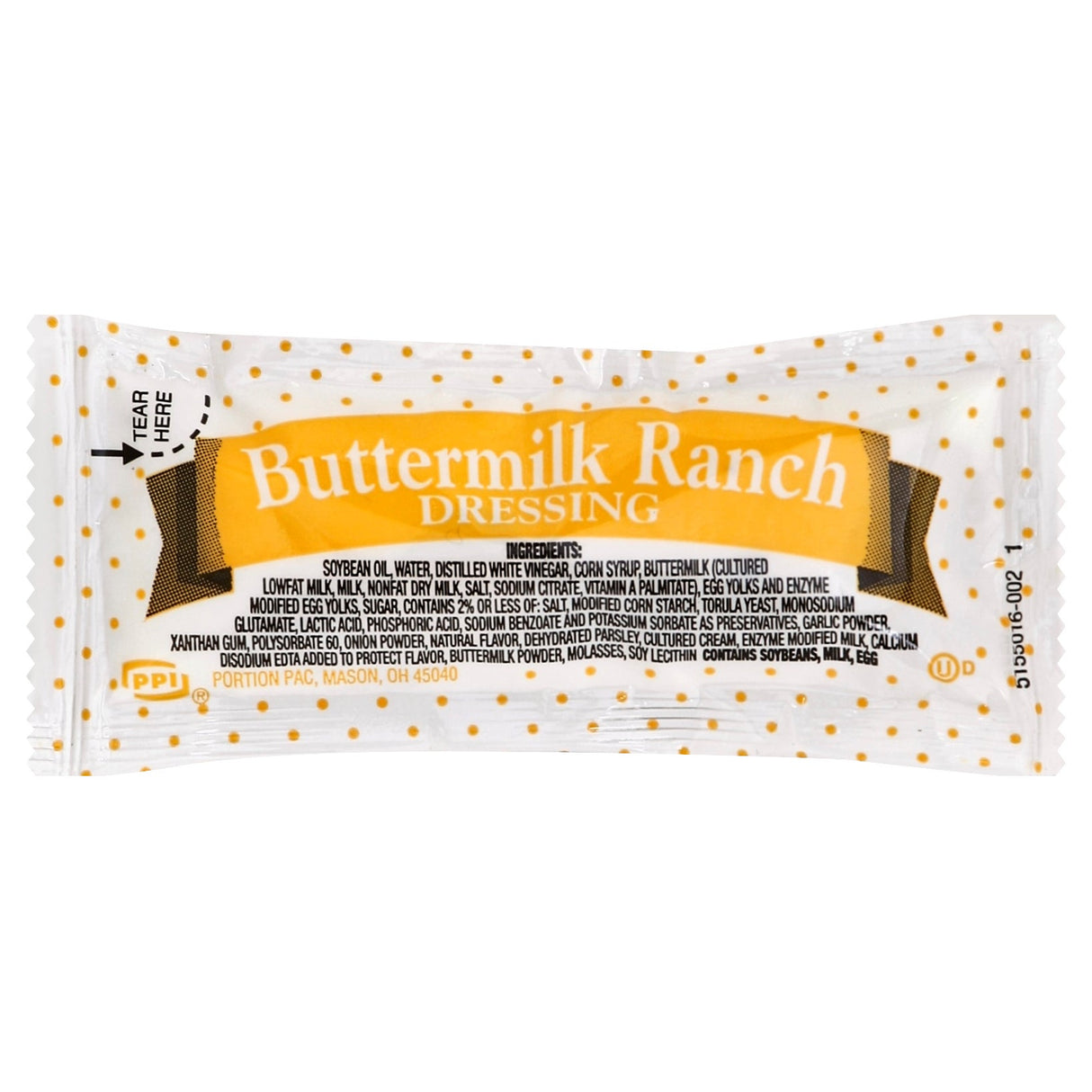 Dressing, Ranch, Buttermilk, Packets,200 - 0.35 OUNCE