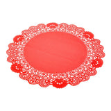 Doilies, Lace, 12 Inch, Paper, Red,1 - 100 COUNT