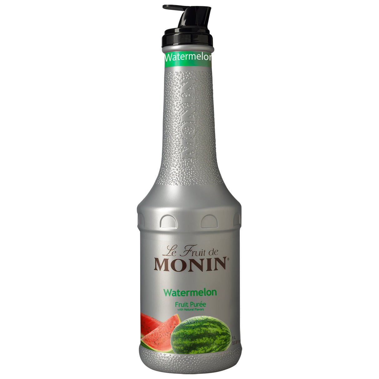 Beverage Syrup, Puree Watermelon, Plastic,4 - 1 LITER
