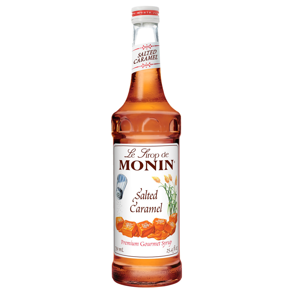 Beverage Syrup, Salted Caramel, Glass,12 - 750 ML