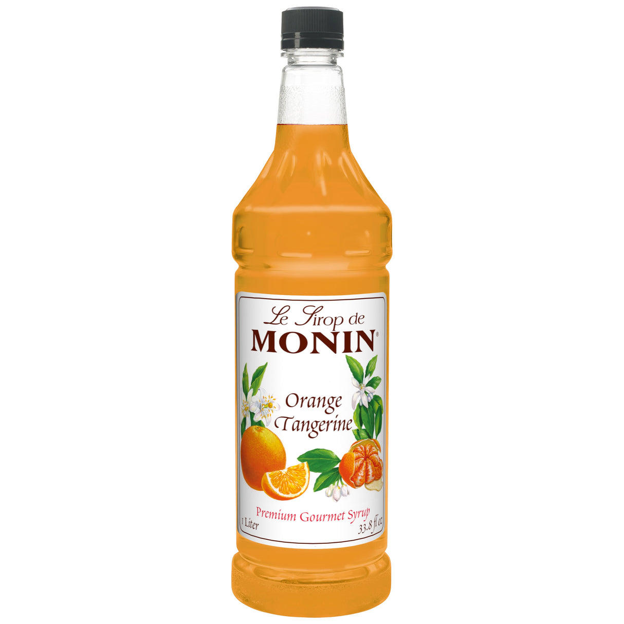 Beverage Syrup, Orange Tangerine, Plastic,4 - 1 LITER
