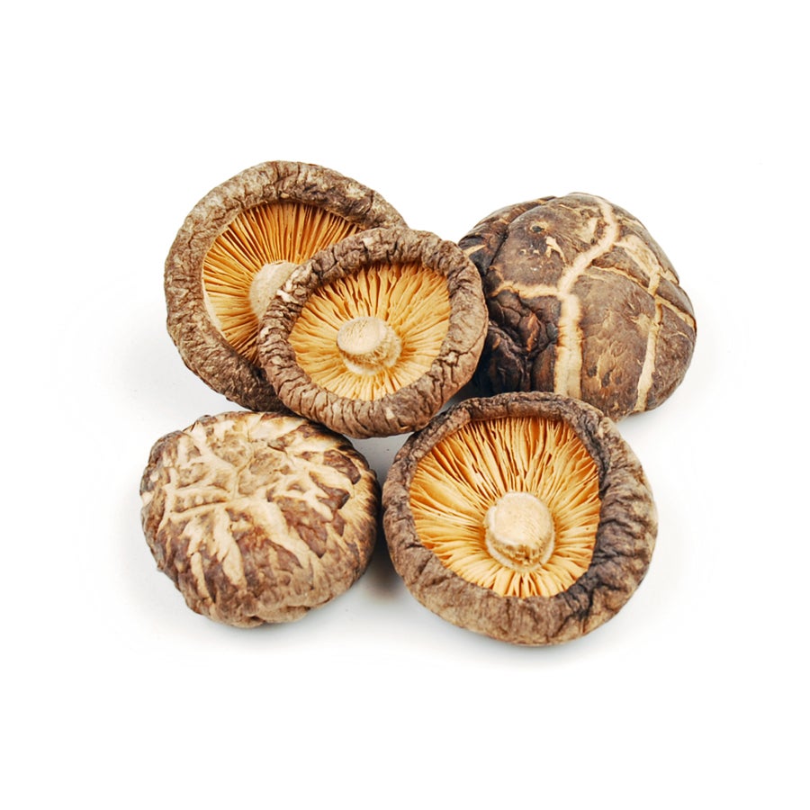 Mushrooms, Shiitake, Caps, Dried,1 - 10 POUND