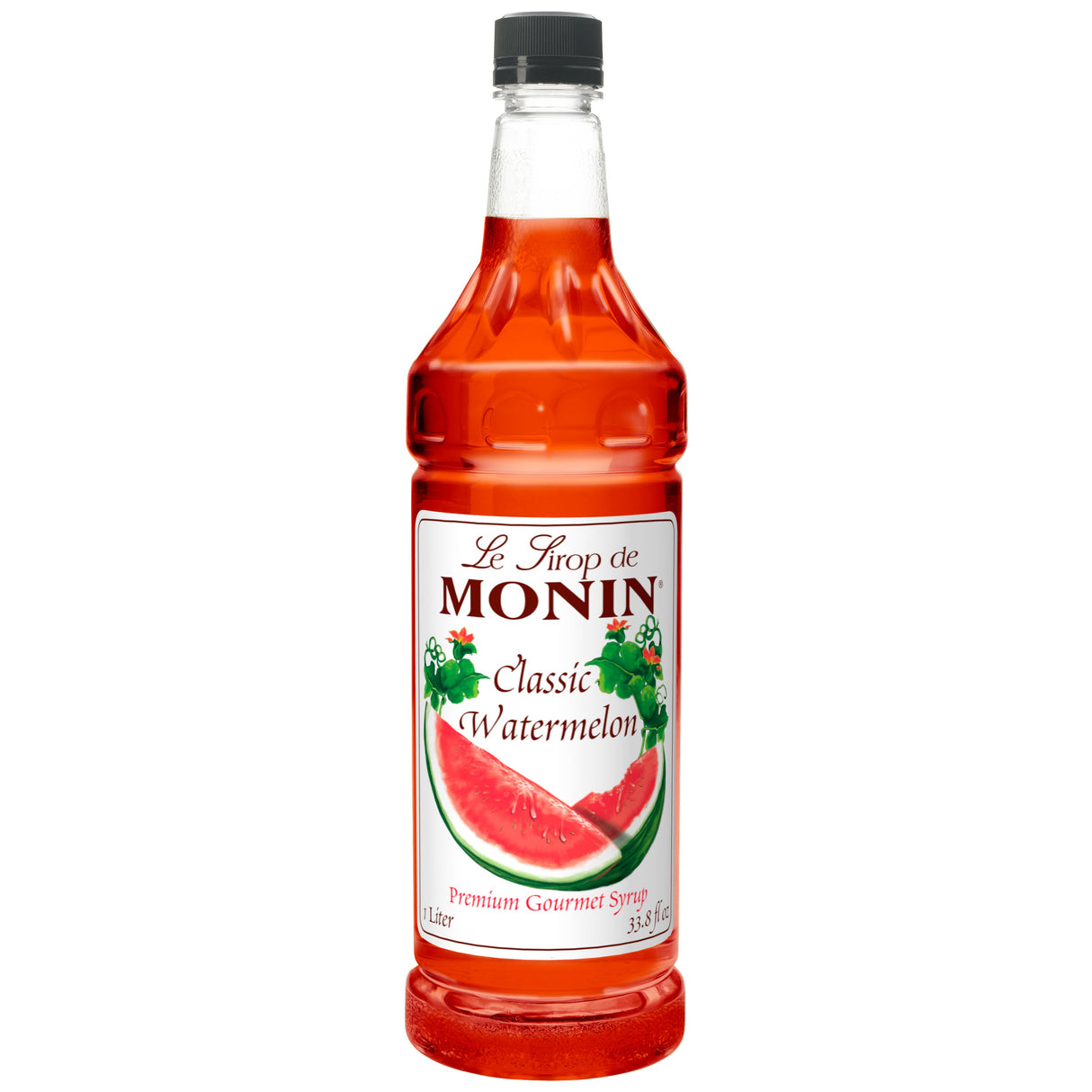 Beverage Syrup, Classic Watermelon, Plastic,4 - 1 LITER