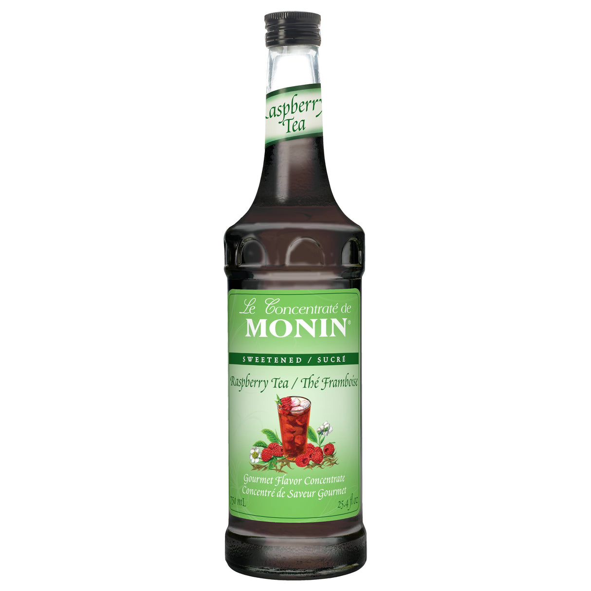 Beverage Syrup, Raspberry Tea, Glass,12 - 750 ML