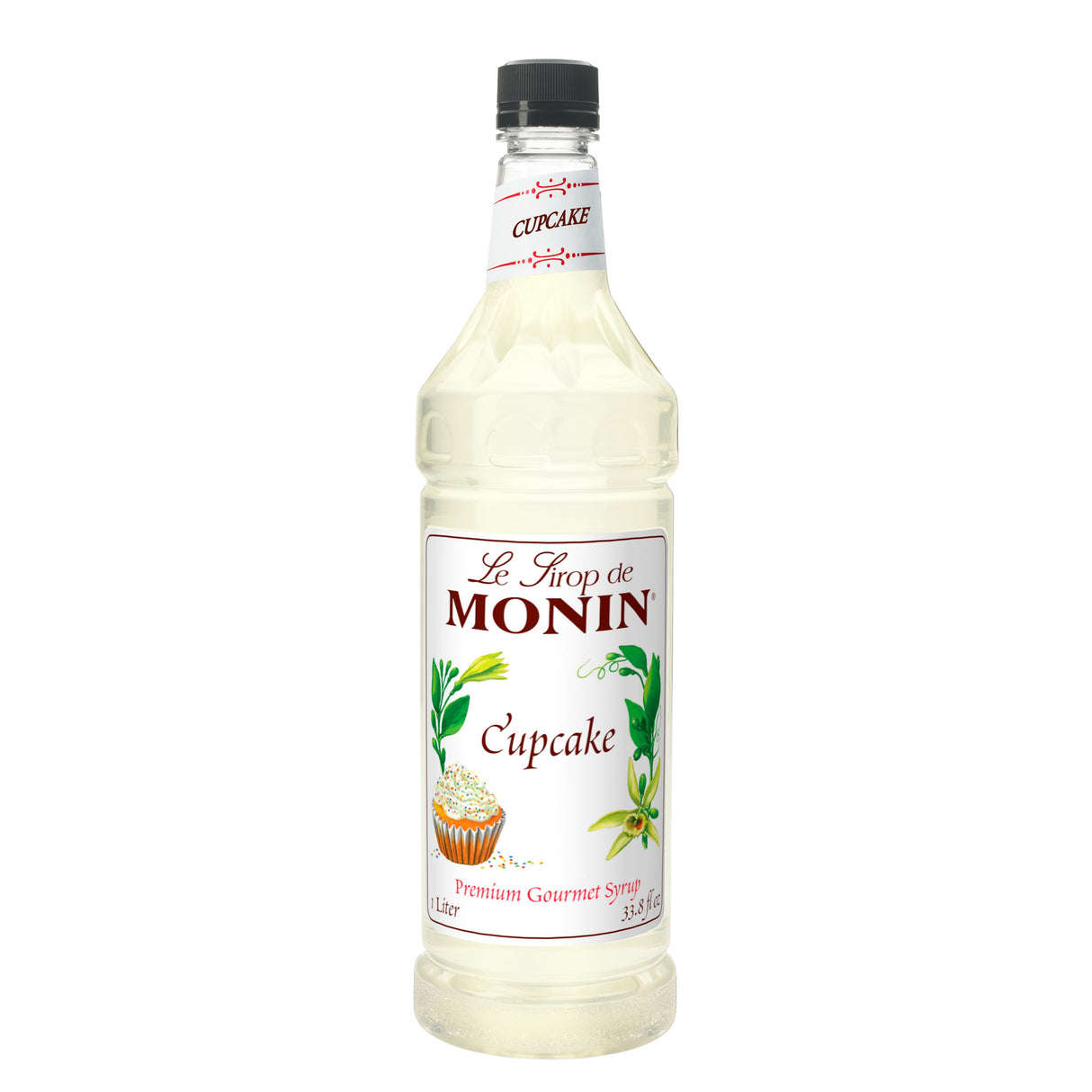 Beverage Syrup, Cupcake, Plastic,4 - 1 LITER