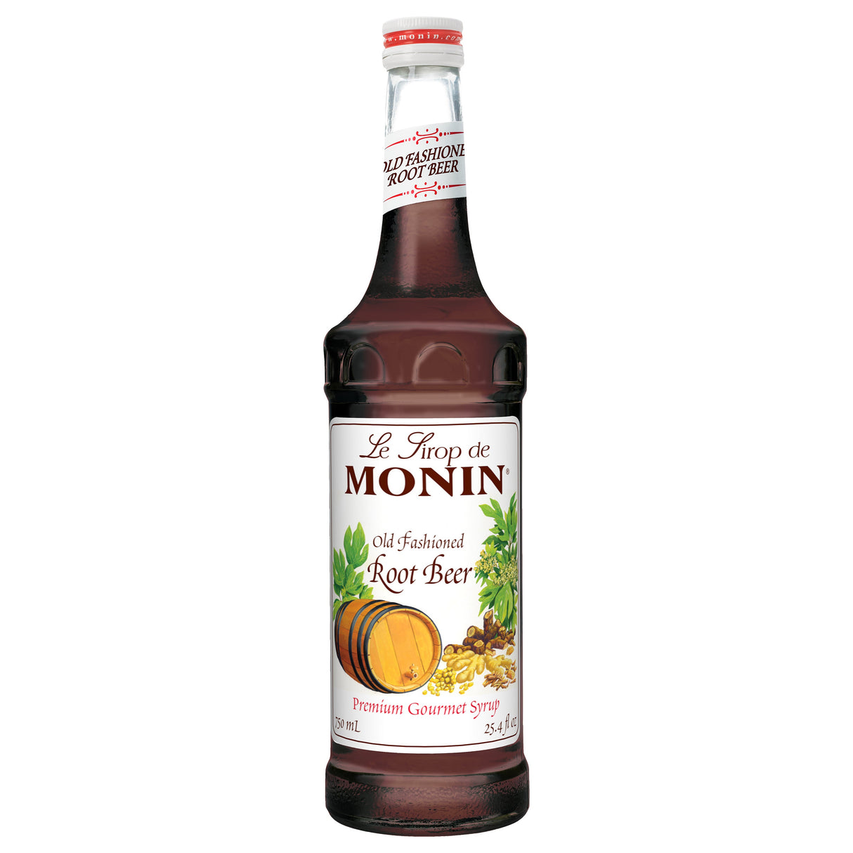 Beverage Syrup, Old Fashioned Root Beer, Glass,12 - 750 ML