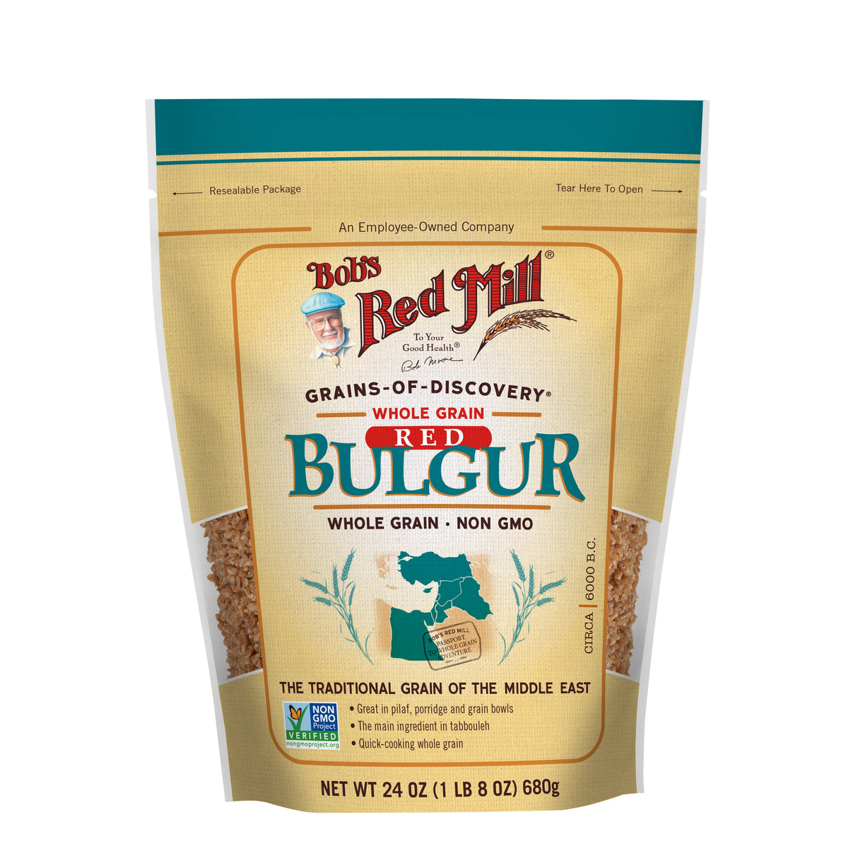 Bulgur, Red,4 - 24 OUNCE