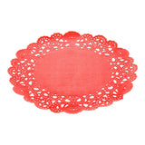 Doilies, Lace, 6 Inch, Paper, Red,1 - 100 COUNT
